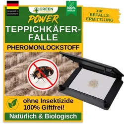Green Guardia Teppichkäfer Falle mit Pheromon-Lockstoff: 10