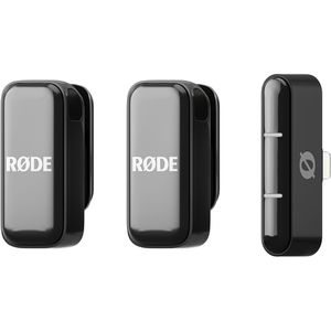 RODE Wireless Micro Lightning, schwarz, digitales Drahtlos-Mikrofonsystem