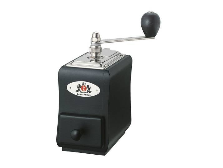 ZASSENHAUS Kaffeemühle Zassenhaus Kaffeemühle SANTIAGO, 0 W, Kegelmahlwerk, 30 g Bohnenbehälter, Traditionelles Design, Manuelles Mahlen