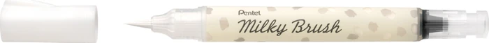 Pentel Milky Brush XGFH-PWX Brush-Pen weiß, 1 St.