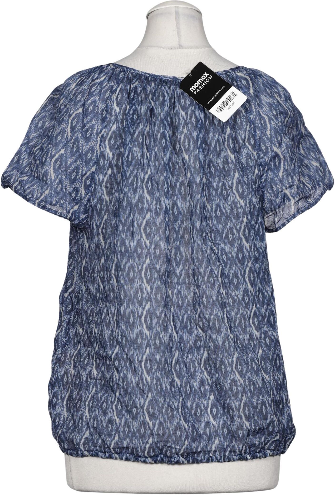 Massimo Dutti Damen Bluse, Blau, Gr. S, Baumwolle - Second Hand