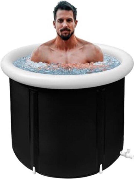 Kühlwasserduschbad - Opblaasbaar - Zwart - 80cm