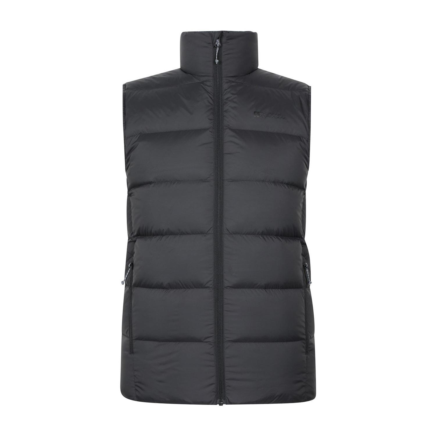 Mountain Warehouse - "Stratus" Weste für Herren, Packable, Daunen (Schwarz)