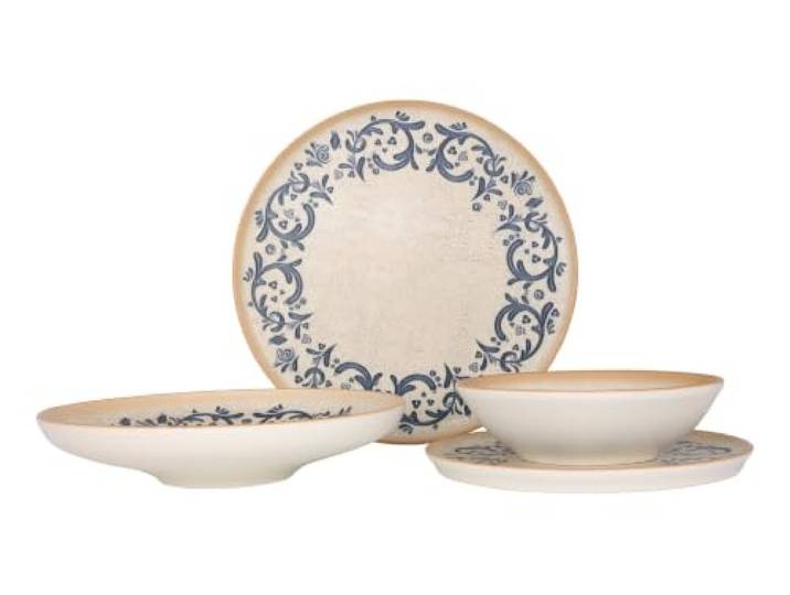 Bonna Geschirrset - Viento - 24 teilig - 6 Personen - Porzellan