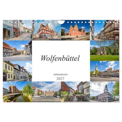 Wolfenbüttel Impressionen (Wandkalender 2027 DIN A4 quer), CALVENDO Monatskalender