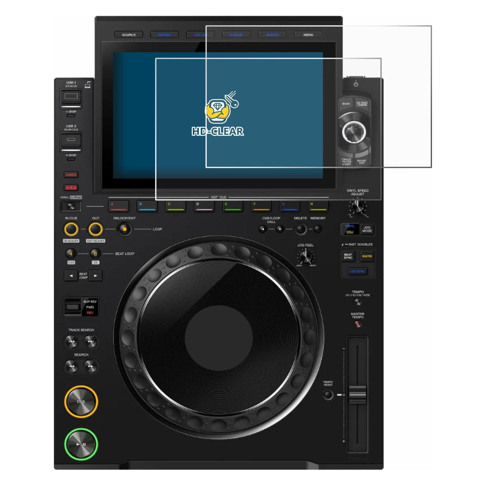 Brotect Schutzfolie für Pioneer CDJ 3000X Displayschutz Displayschutzfolie Folie Klar Transparent (1861114)