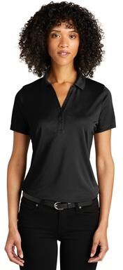 Port Authority LK863 Women's C-FREE Performance Polo Shirt in Deep Black size 4XL   Polyester