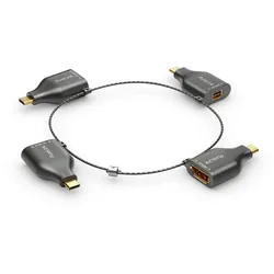 PureLink IQ-AR300 - USB-C Adapterring - 4 Adapter - HDMI, DisplayPort, mini DP, ...