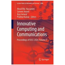 Innovative Computing and Communications, Fachbücher von Aboul Ella Hassanien, Sameer Anand, Ajay Jaiswal