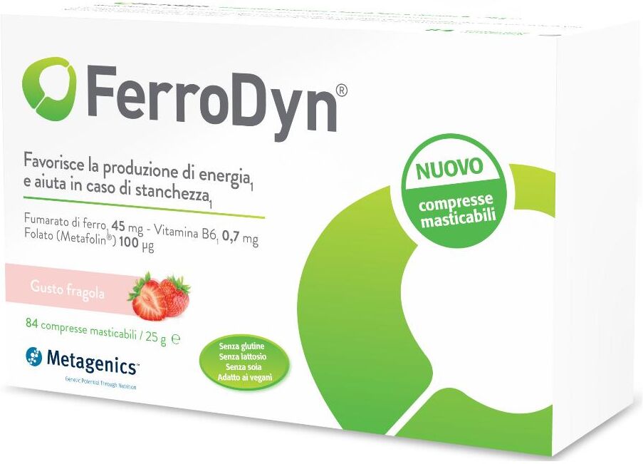 METAGENICS BELGIUM bvba Ferrodyn 84 Compresse Masticabili
