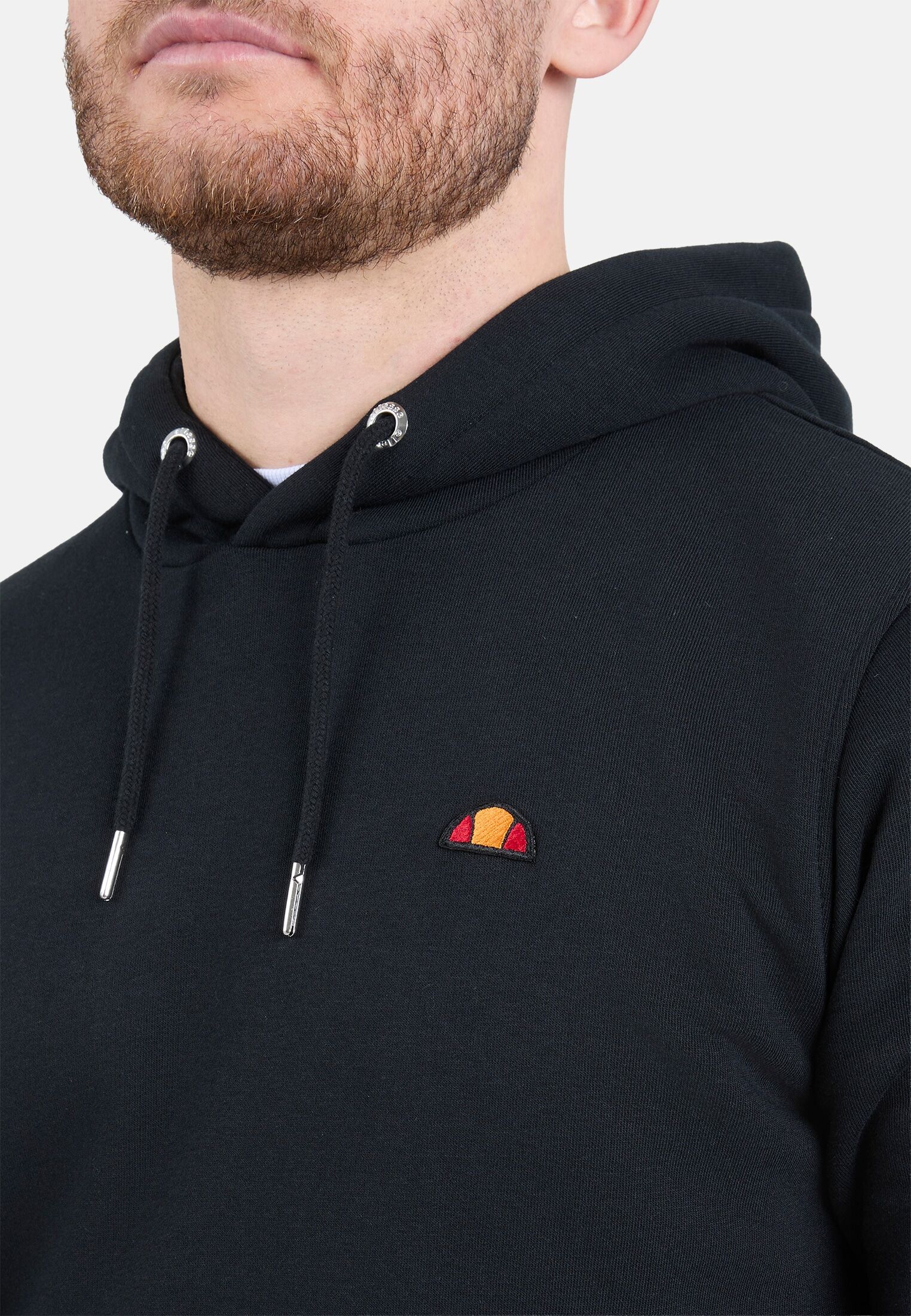 Kapuzensweatshirt ELLESSE "BRUNATE HOODIE", Herren, Gr. S, schwarz, Obermaterial: 85% Baumwolle, 15% Polyester, Sweatshirts Kapuzensweatshirt, Kapuzensweatshirt für Sportmode und Streetwear, sportlicher Stil