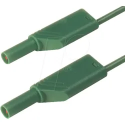 MLS WS 100-2 GN - Messleitung, 2,5 mm2, 1,0 m, grün, gesichert