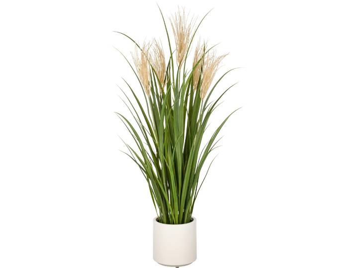 Kunstgras CREATIV GREEN Grasbusch Schilfrohr , grün, H:125cm, Kunststoff, Kunstpflanzen, Kunstgras, im eleganten Topf