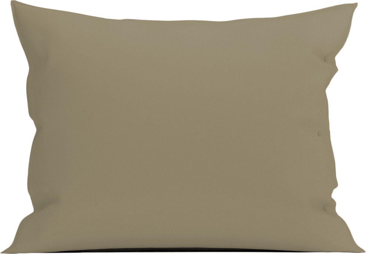 Yellow Kussensloop van 100% Katoen-Percal, Natural, 60x70 cm