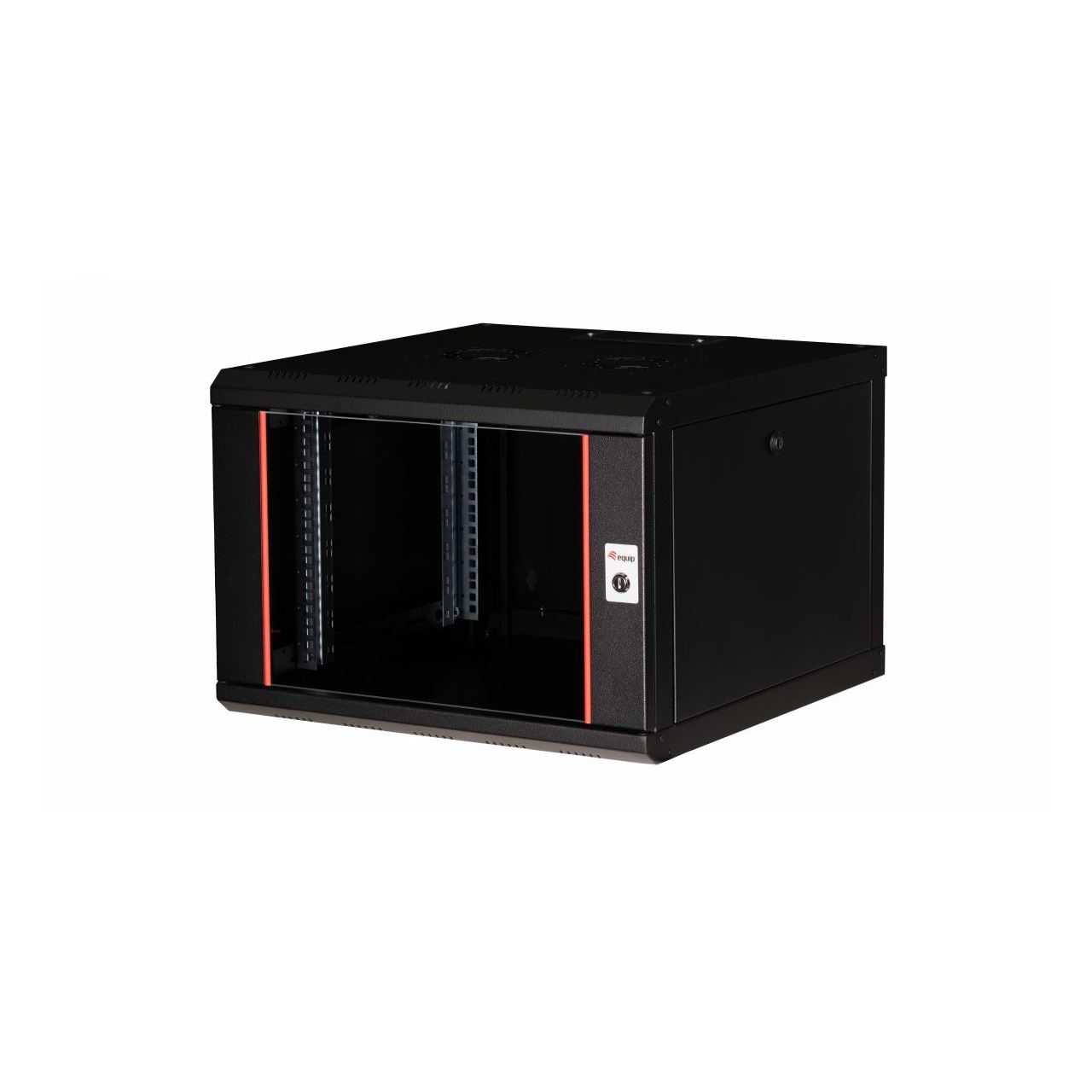 Equip Netzwerkschrank 19" 07U 600x600mm Glastür schwarz