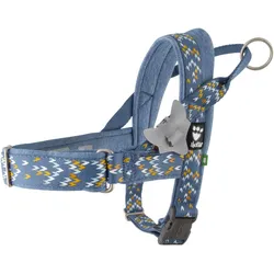 Hurtta Razzle-Dazzle H-sele 80-100 cm, Bilberry (Hund, Allgemein), Halsband + Leine