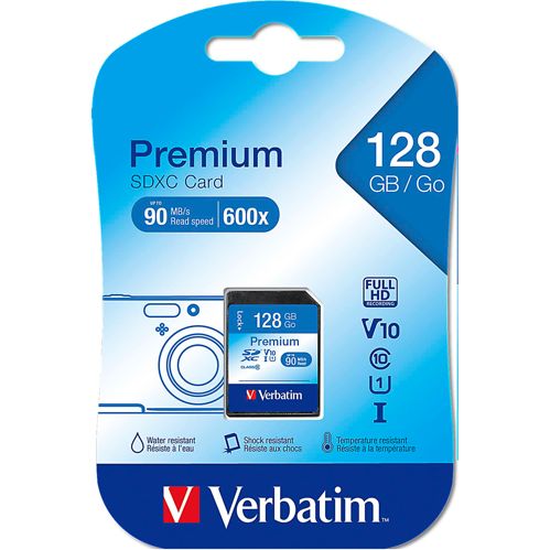 Verbatim SDXC Karte 128GB Class 10 44025