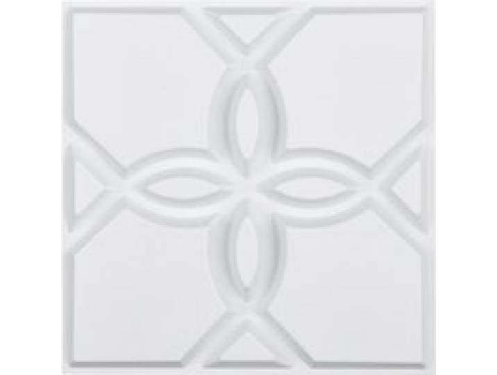 VEVOR 3D-Wandpaneele, 33er-Set 30x30 cm PVC-Wandverkleidung im modernen minimalistischen Blumendesign, Wanddeko, Inneneinrichtung für Schlafzimmer, Wohn- und Spielzimmer, Mattweiß