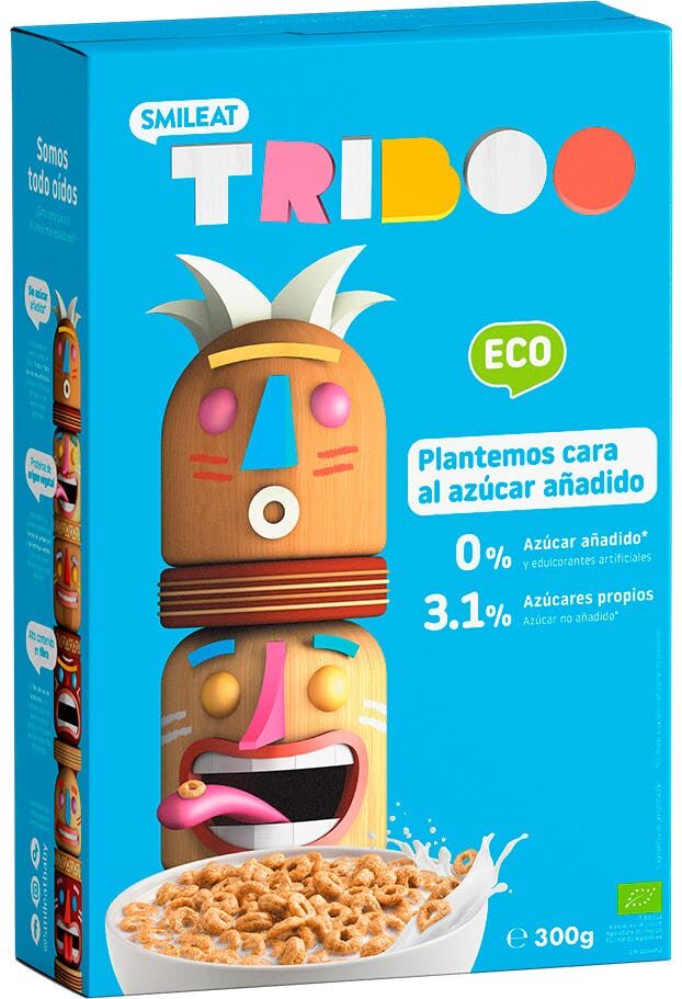 Smileat Triboo Cereales de Desayuno Ecológicos 300 g