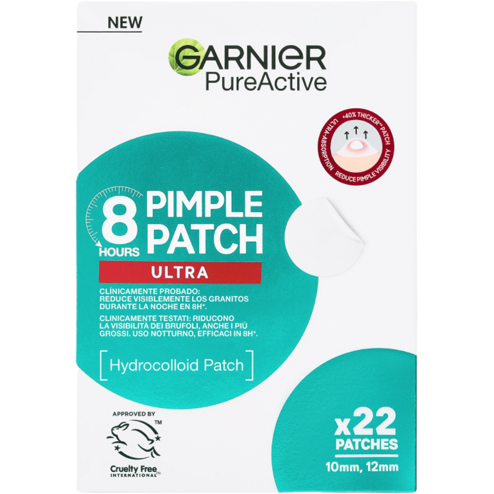 Garnier Pure Active Hydrocolloid Pimple Patch Ultra 22&nbsp;un.