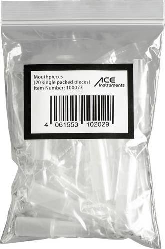 ACE Mundstücke für Alkoholtester INNOMARK delta Mundstücke Durchsichtig