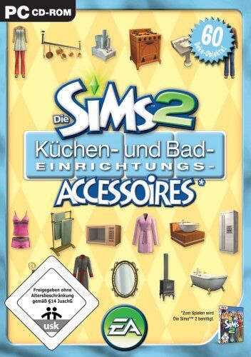 EA GAMES - Die Sims 2 - Küchen- und Bad-Einrichtungs-Accessoires (Add-On) - Preis vom 27.09.2026 03:53:48 h