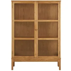 Vitrine Zamora Holz Braun Eiche