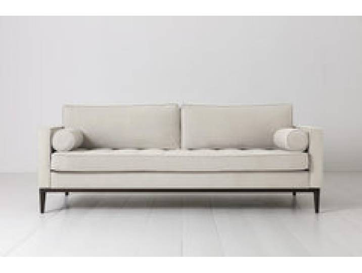 Dreisitzer-Sofa Model 02, Knochenweiß