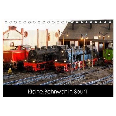 Kleine Bahnwelt in Spur 1 (Tischkalender 2026 DIN A5 quer), CALVENDO Monatskalender