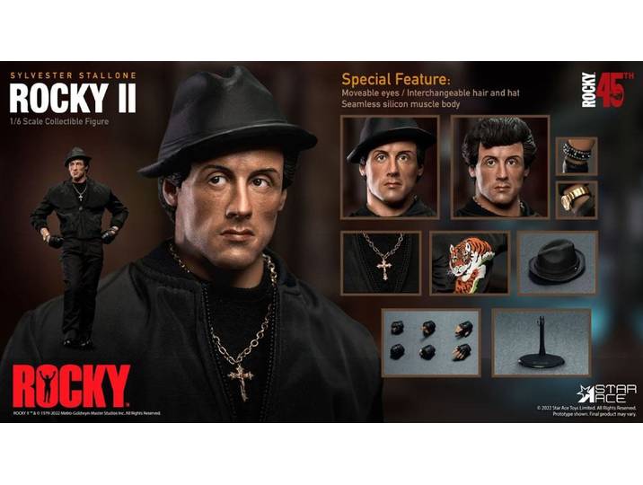 Star Ace Toys Actionfigur Rocky 45th Anniversary Rocky II My Favourite Movie 1/6 Rocky Balboa St