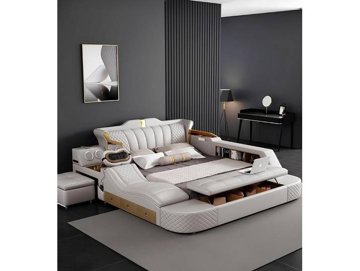 JVmoebel Multimediabett Multifunktionsbett in modernem Design mit Sofa-Funktion (Bett), Made in Europa