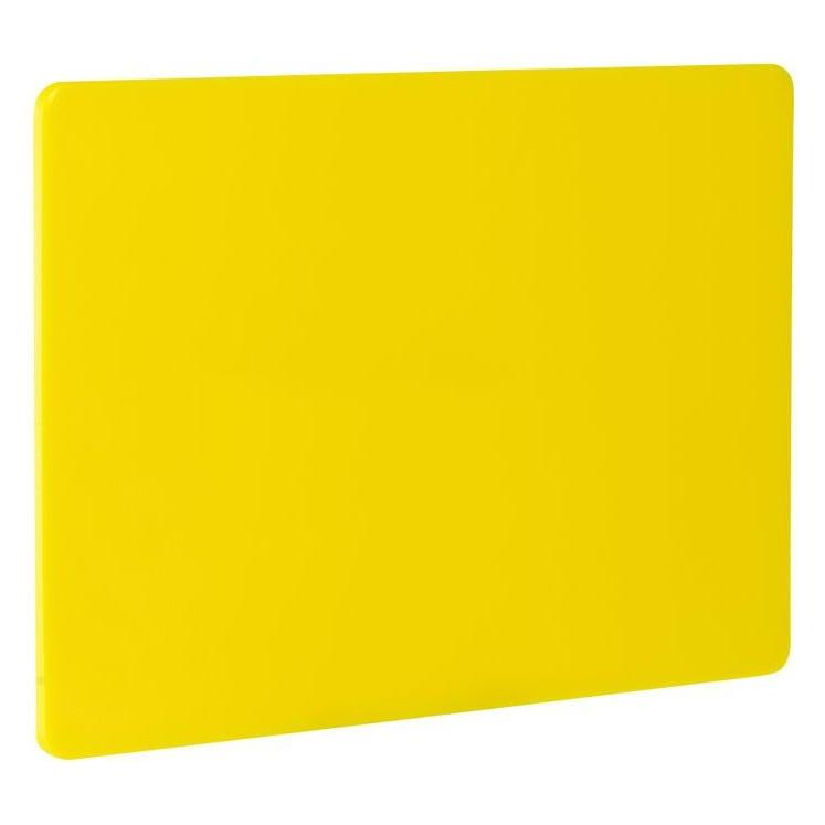 Hendi Schneidbrett HACCP 450x300,, Gelb, 450x300x(H)10mm (57340414)
