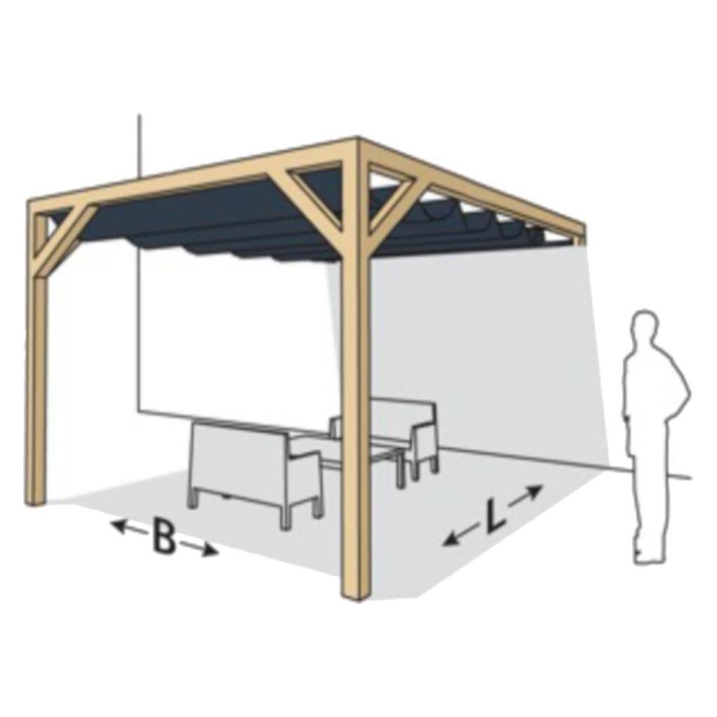 Platinum Sun & Shade Pergola Kit Bodenelement (19 cm, 11 cm) (2203-137867.1000)