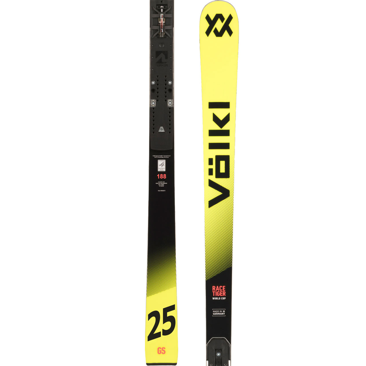 Völkl Racetiger GS R WC Plate Masters/U16/U14 - 178 cm