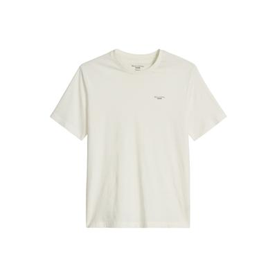 T-Shirt MARC O'POLO DENIM "T-Shirt T-Shirt, SSL, Logo Print, Reg F 1er Pack", Herren, Gr. XL, weiß, Obermaterial: 100% Baumwolle CO., Shirts T-Shirt