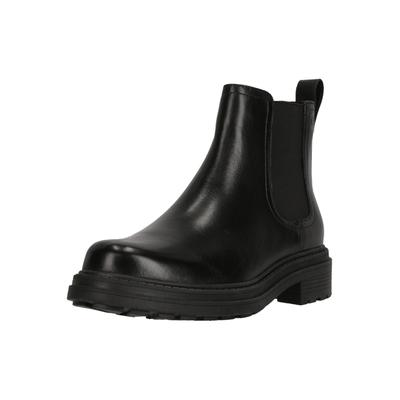 Stiefelette CLARKS "Orinoco 3 Lane", Damen, Gr. 36, schwarz, Leder, Schuhe Stiefelette, mit dehnbarem Einsatz