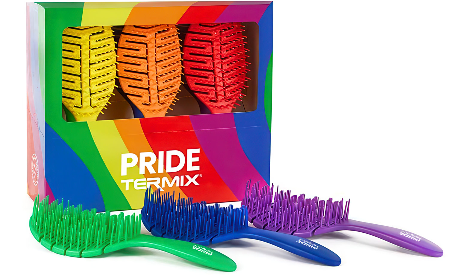 Termix Pride Detangling Hair Brush 6er-Pack TX1280