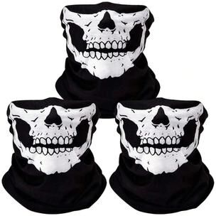 Uplift Picks Skull Balaclava Mask Breathable Seamless Face Cover Outdoor Headwear Skull Balaclava Mask Breathable Seamless Face Cover Outdoor Headwear