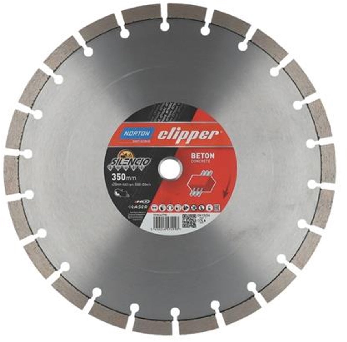 Norton Clipper Silencio Diamantslijpschijf 350x20mm