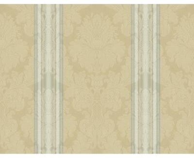 Seabrook Designs Ophelia Striped Damask Unpasted Wallpaper