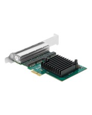 Delock PCI Express x1 Karte 4 x RJ45 Gigabit LAN RTL8111 Netzwerkkarte PCI-Express 1.000 Mbps (89025)