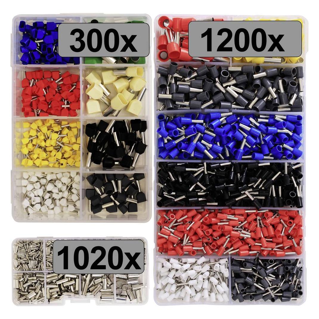 Tru Components TC-13377612 Aderendhülsen-Sortiment 2520 St. (TC-13377612)