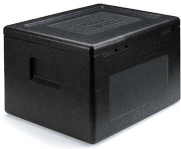 Polibox Contenitore Pizza Box 42 x 42 cm Nero