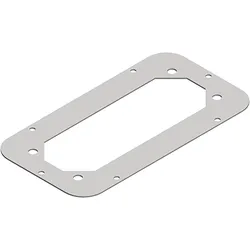 Schneider Electric, Verteilerschrank, Kabeleinführ.platte m. 1 FL21-Ausschnitt NSYTLFFL