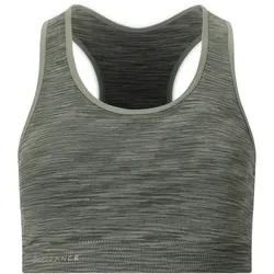 ENDURANCE Crina Seamless Melange Low Support Sport-BH Damen 3120 - shadow S/M