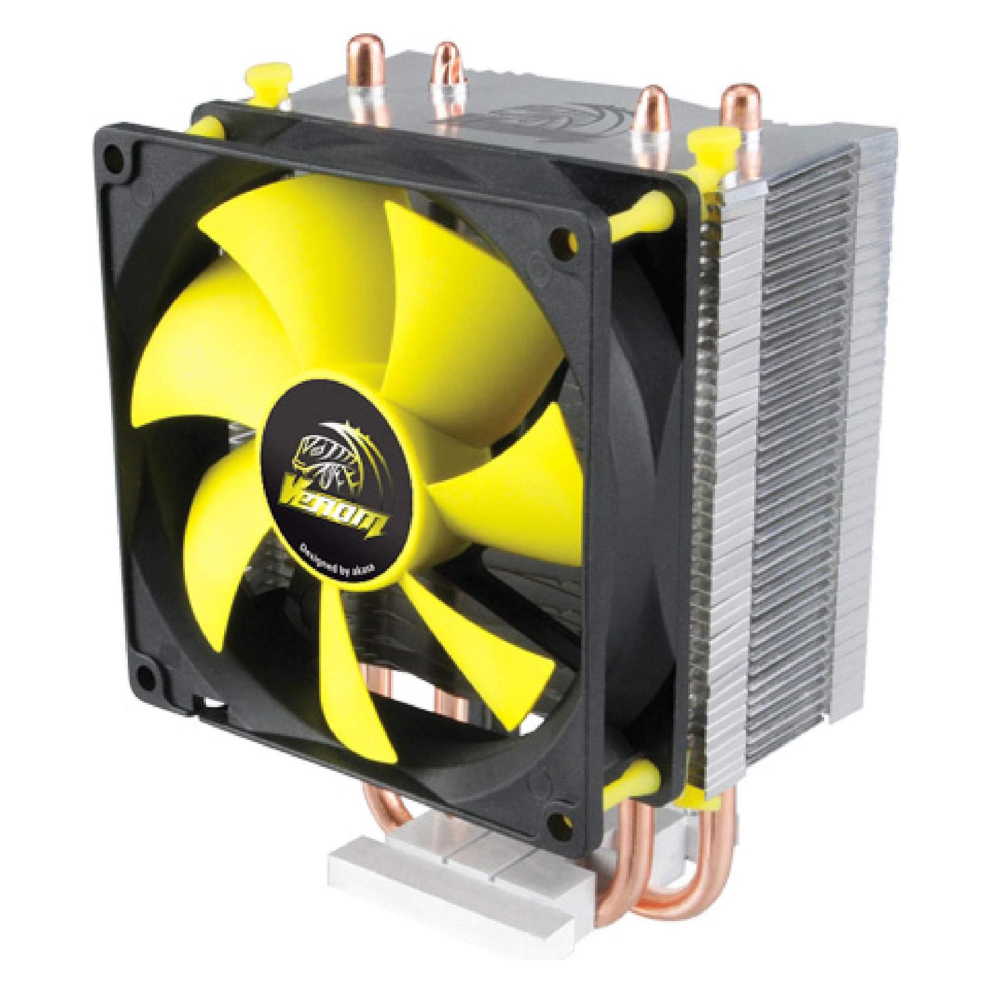 Akasa Venom pico, compact performance multi platform cooler, 2hp direct contact, 92mm pwm killer vip (139 mm) (AK-CC4009EP01)