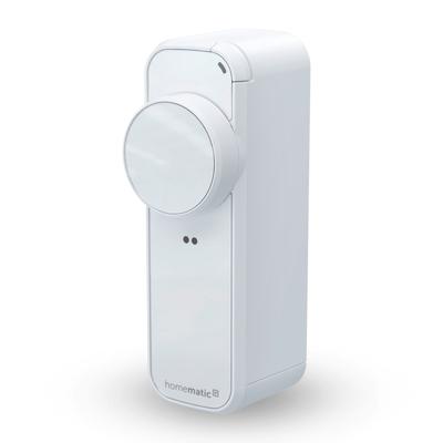 HOMEMATIC IP Smart-Home-Zubehör "Türschlossantrieb – pro", weiß, B:14cm H:7,3cm T:18,4cm, Smart-Home-Stationen
