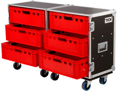 Thon Accessory Case 2x3 Boxes PB Schwarz