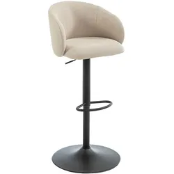 Actona Barhocker Eleanor Stoff Beige