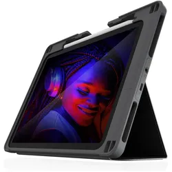 STM Dux Ox für iPad 10.9" (2022) & iPad 11" (2025) EDU Version (Apple iPad Air 11 2025), Tablet Hülle, Schwarz